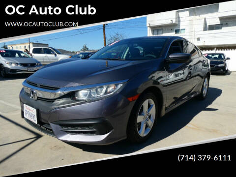 2016 Honda Civic for sale at OC Auto Club in Midway City CA