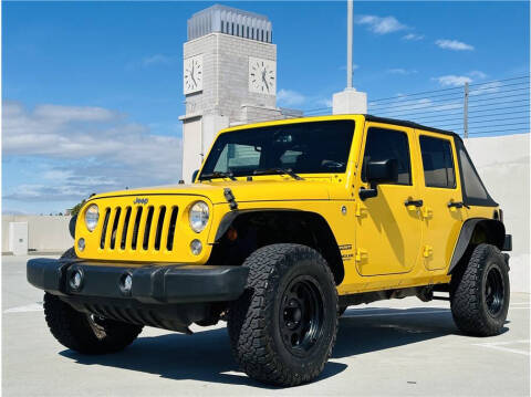 2015 Jeep Wrangler Unlimited for sale at AUTO RACE in Sunnyvale CA