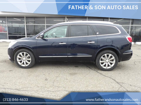 2015 Buick Enclave for sale at Father & Son Auto Sales in Dearborn MI
