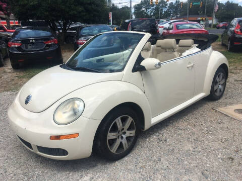2008 Volkswagen New Beetle Convertible for sale at Deme Motors in Raleigh NC