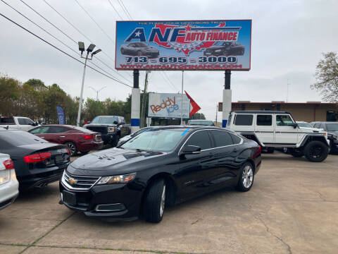 2014 Chevrolet Impala for sale at ANF AUTO FINANCE in Houston TX