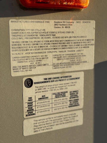 2017 Keystone RV Carbon