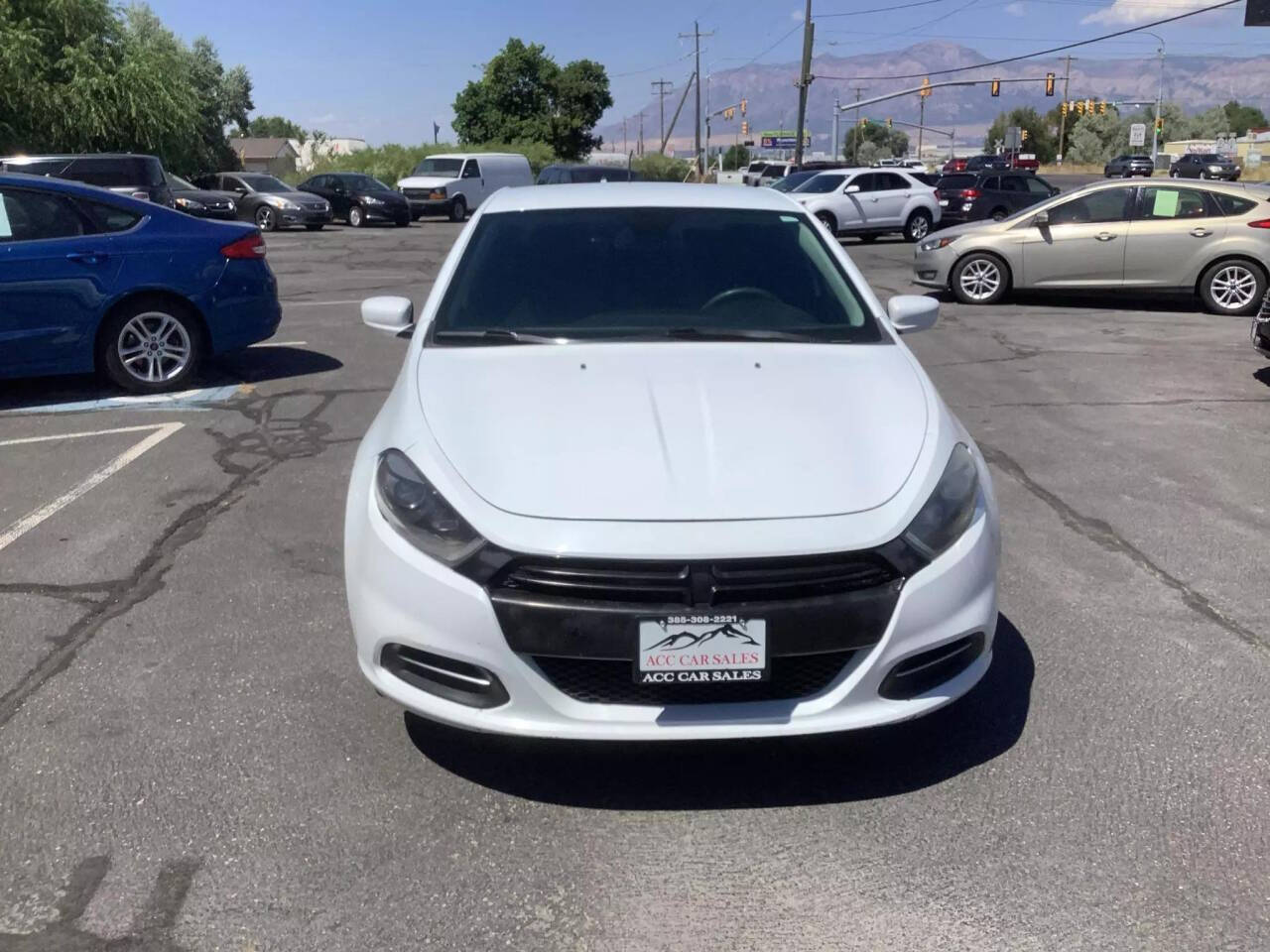 White 2016 Dodge Dart SE SE 4dr Sedan 2