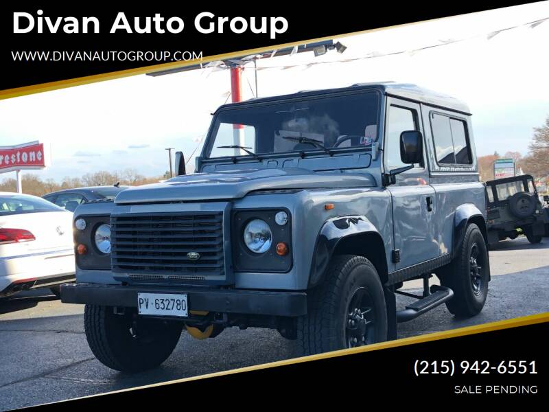 1987 Land Rover Defender for sale at Divan Auto Group in Feasterville Trevose PA