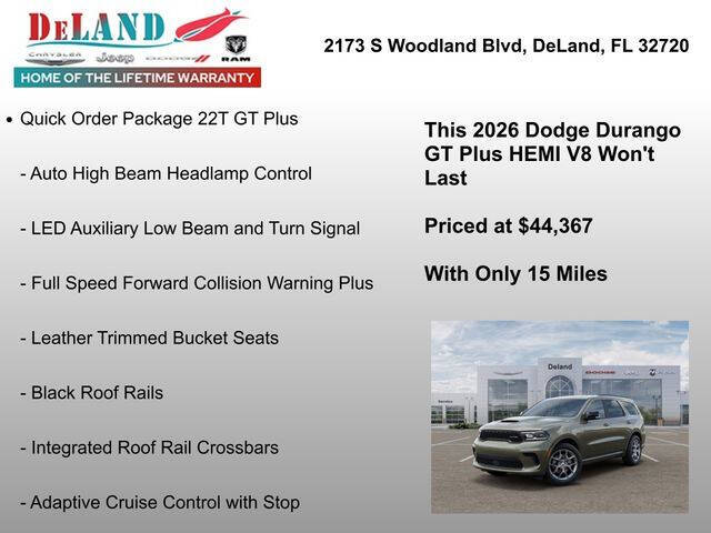 2026 Dodge Durango GT HEMI Plus