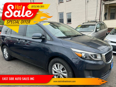 2015 Kia Sedona for sale at EAST SIDE AUTO SALES INC in Paterson NJ