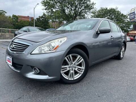 2012 Infiniti G25 Sedan for sale at Sonias Auto Sales in Worcester MA
