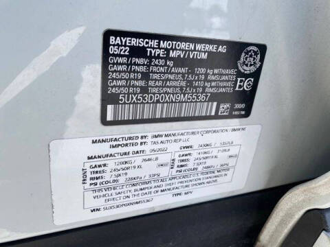 2022 BMW X3 xDrive30i