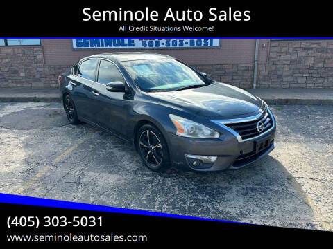 2013 Nissan Altima for sale at Seminole Auto Sales in Seminole OK