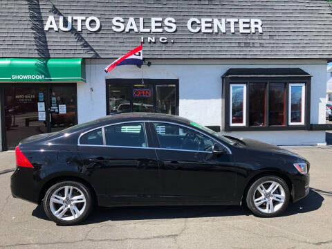 2015 Volvo S60 for sale at Auto Sales Center Inc in Holyoke MA