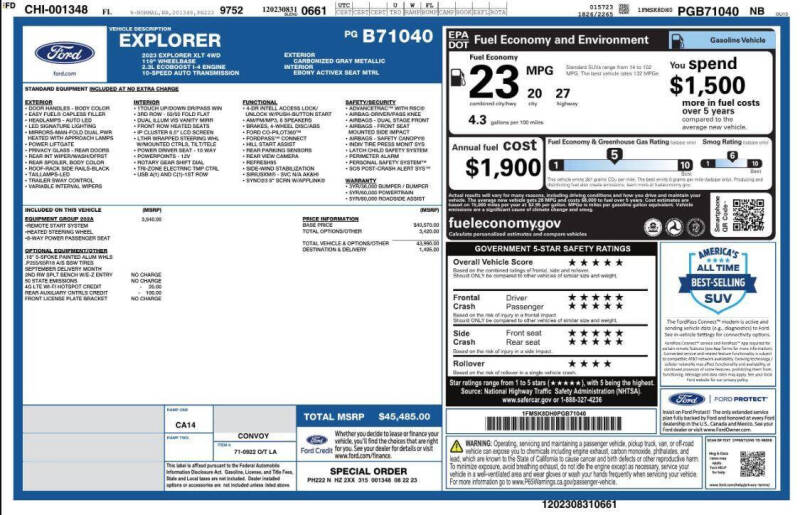 2023 Ford Explorer XLT
