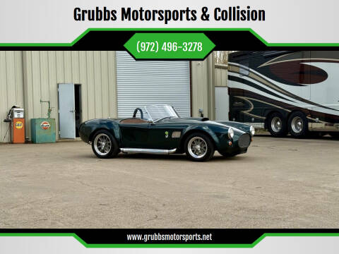 1966 Shelby Cobra for sale at Grubbs Motorsports & Collision in Garland TX