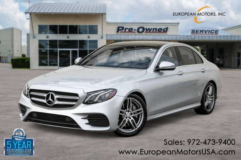 2017 Mercedes-Benz E-Class for sale at European Motors Inc in Plano TX