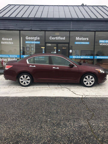 2008 Honda Accord for sale at Georgia Certified Motors in Stockbridge GA