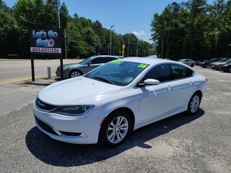 2016 Chrysler 200 for sale at Let's Go Auto in Florence SC