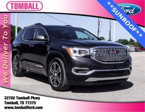 2018 GMC Acadia for sale at TOMBALL FORD INC in Tomball TX