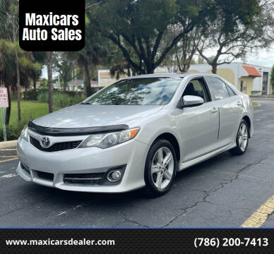 2012 Toyota Camry for sale at Maxicars Auto Sales in West Park FL