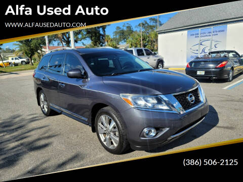 2013 Nissan Pathfinder for sale at Alfa Used Auto in Holly Hill FL