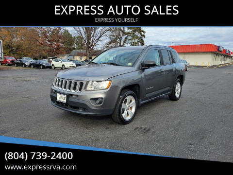 2012 Jeep Compass for sale at EXPRESS AUTO SALES in Midlothian VA