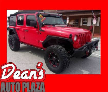 2018 Jeep Wrangler Unlimited for sale at Dean's Auto Plaza in Hanover PA