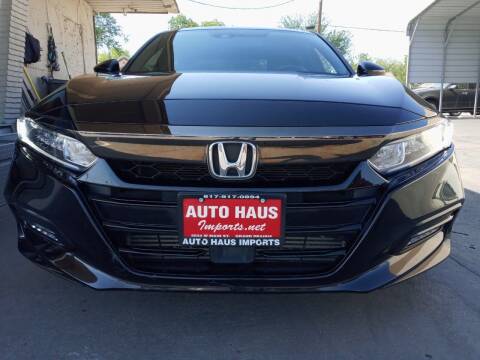 2020 Honda Accord for sale at Auto Haus Imports in Grand Prairie TX