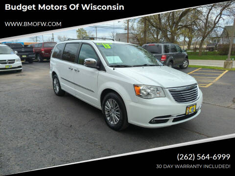 2013 Chrysler Town and Country for sale at Budget Motors of Wisconsin in Racine WI