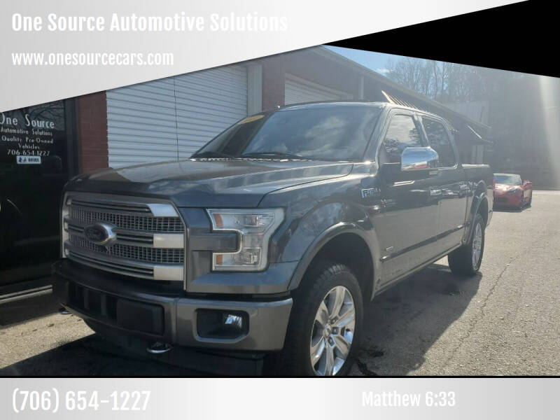 2017 Ford F-150 for sale at One Source Automotive Solutions in Braselton GA