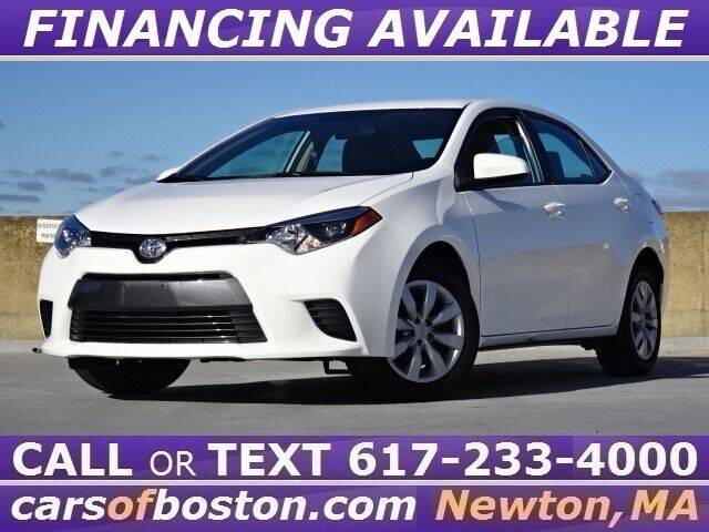 2015 Toyota Corolla for sale at CARS OF BOSTON in Newton MA