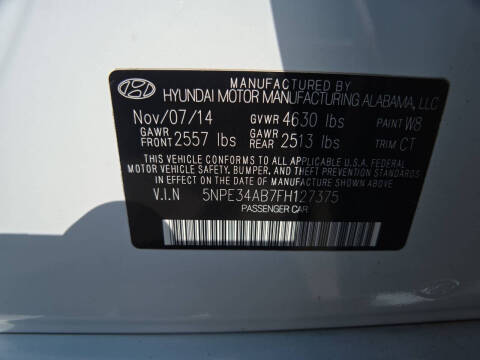 2015 Hyundai Sonata Limited 2.0T