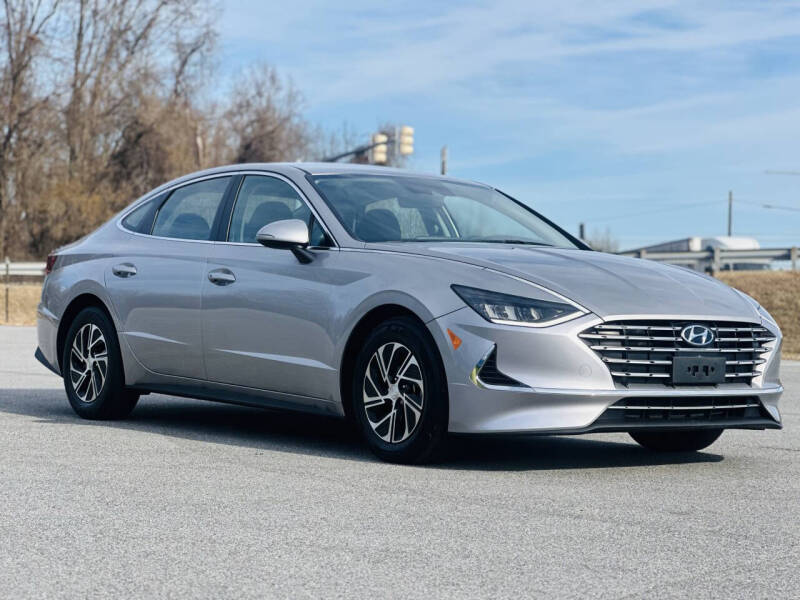 2021 Hyundai Sonata Hybrid Blue