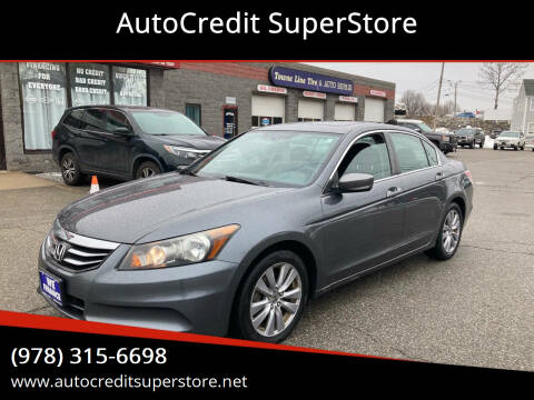 2011 Honda Accord for sale at AutoCredit SuperStore in Lowell MA