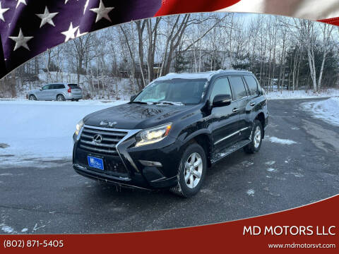 2016 Lexus GX 460 for sale at MD Motors LLC in Williston VT