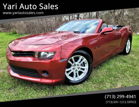 2015 Chevrolet Camaro for sale at Yari Auto Sales in Houston TX