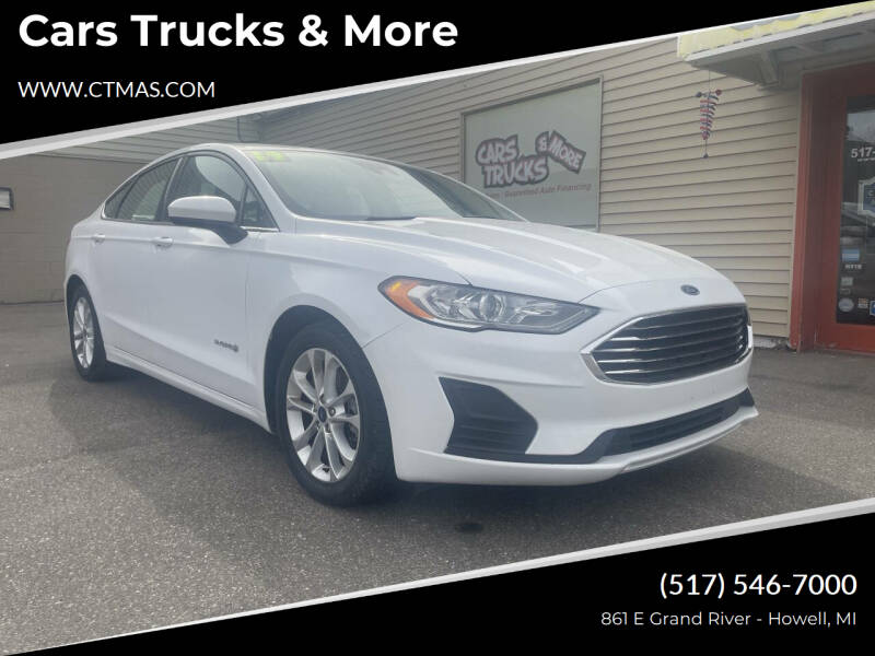 2019 Ford Fusion Hybrid for sale at Cars Trucks & More in Howell MI