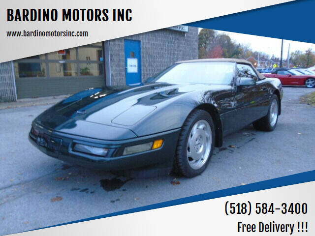 1995 Chevrolet Corvette for sale at BARDINO MOTORS INC in Saratoga Springs NY