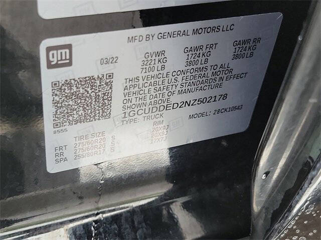 2022 Chevrolet Silverado 1500