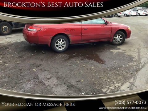 2001 Toyota Camry Solara for sale at Brockton's Best Auto Sales in Brockton MA