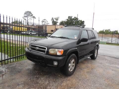 2001 Nissan Pathfinder for sale at SCOTT HARRISON MOTOR CO in Houston TX