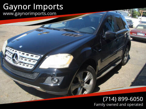 2011 Mercedes-Benz M-Class for sale at Gaynor Imports in Stanton CA