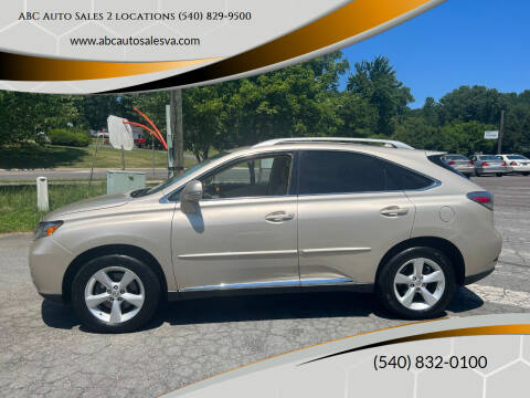 2011 Lexus RX 350 for sale at ABC Auto Sales in Culpeper VA