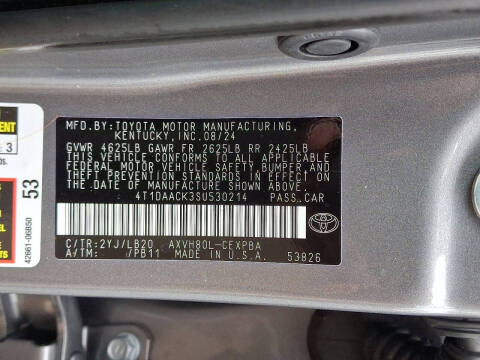 2025 Toyota Camry XSE