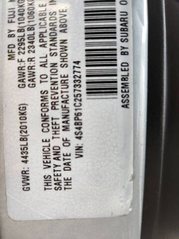 2005 Subaru Outback 2.5i