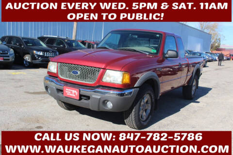 2002 Ford Ranger for sale at Waukegan Auto Auction in Waukegan IL