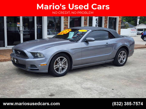 2013 Ford Mustang for sale at Mario's Used Cars - South Houston Location in South Houston TX
