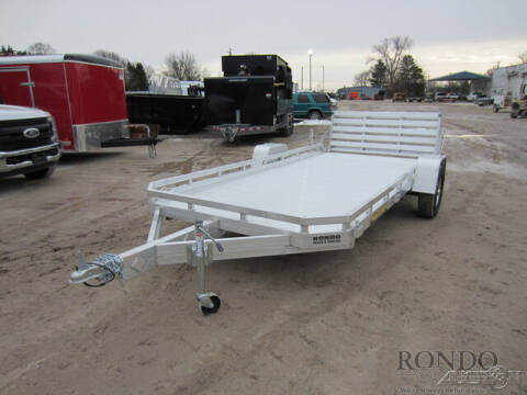 2024 Aluma Aluminum Single Axle Utility 7 for sale at Rondo Truck & Trailer in Sycamore IL