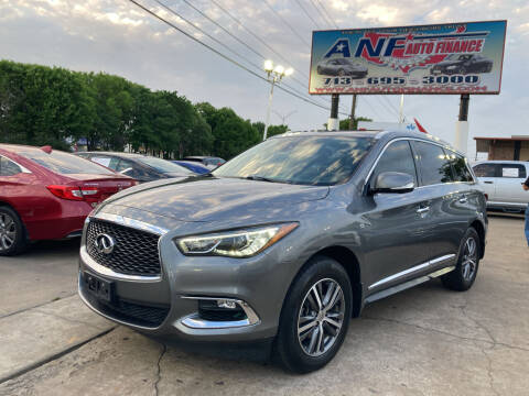 2020 Infiniti QX60 for sale at ANF AUTO FINANCE in Houston TX