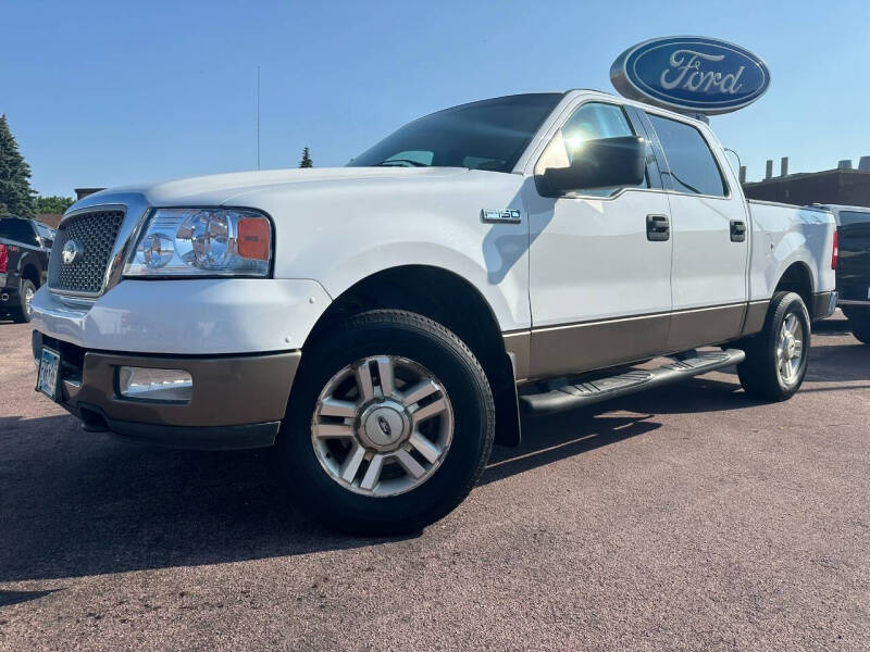Used 2004 Ford F-150 Lariat with VIN 1FTPW145X4KB99531 for sale in Windom, Minnesota