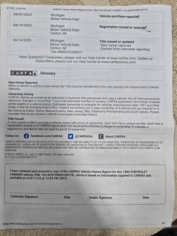 1984 Chevrolet Camaro