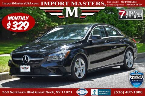 2019 Mercedes-Benz CLA for sale at Import Masters in Great Neck NY