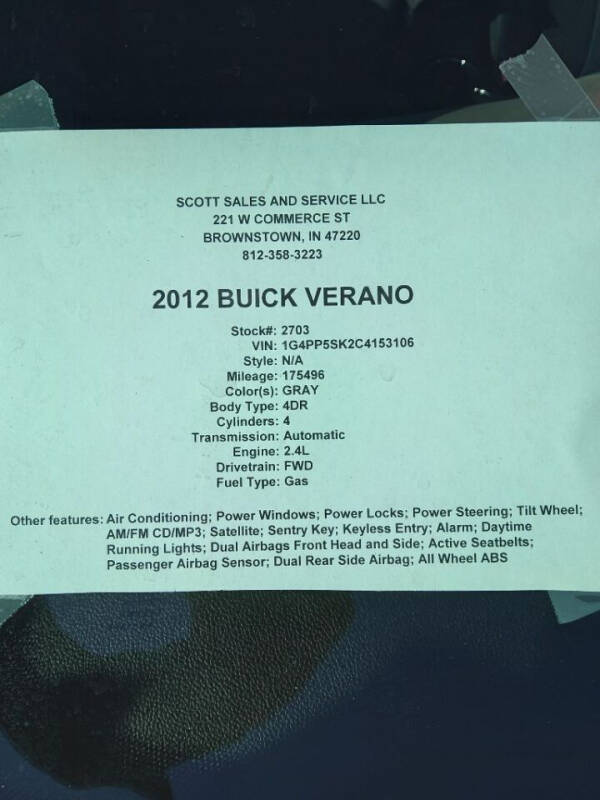 2012 Buick Verano